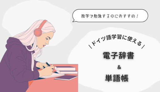 独学 ドイツ語学習で使っていたグッズ紹介します！おすすめの辞書＆単語帳