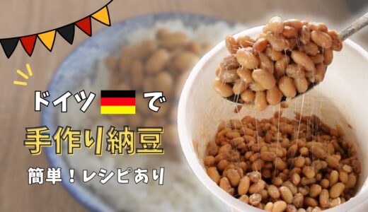 【レシピ】ドイツで手作り納豆！簡単な納豆の作り方